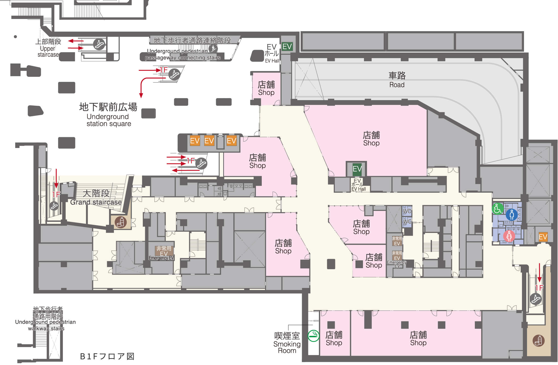 B1F フロア図