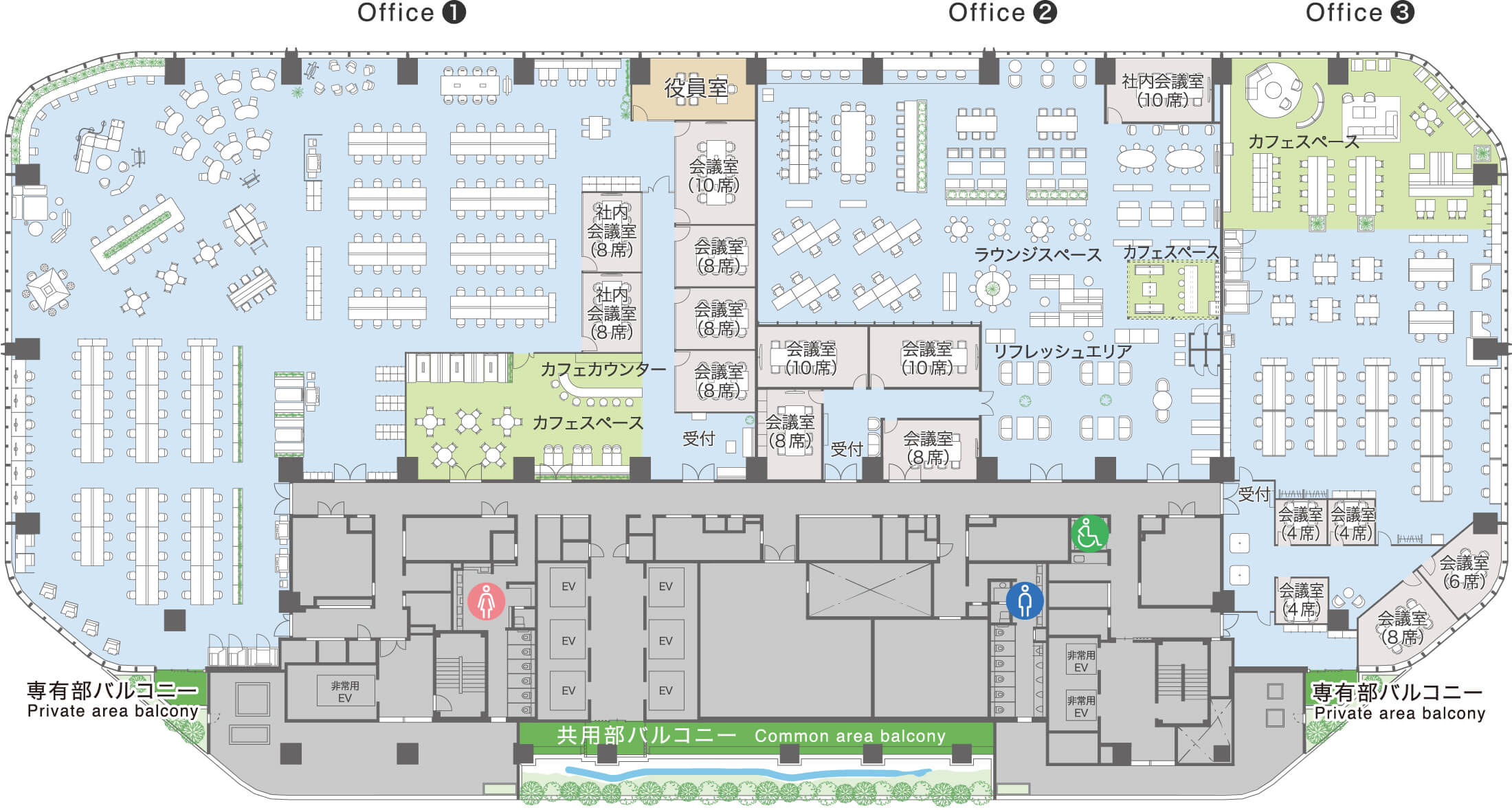 分割レイアウト(3分割)